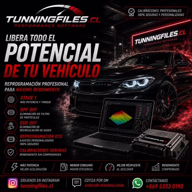 Vehículo, equipo de programación y archivo de calibración en una publicación de Tunningfiles